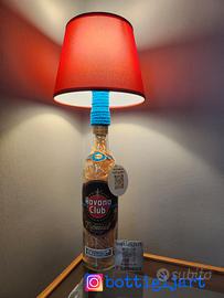 Lampada da tavolo bottiglia Havana Club