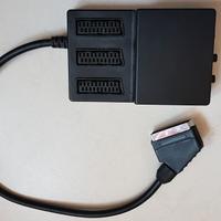 HUB PER PRESE SCART CON SWITCH