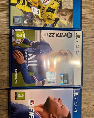 Fifa 22 per PS4 e PS5 e Fifa 17 per PS4