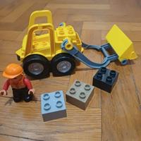 Set Lego Duplo con ruspa gialla e accessori