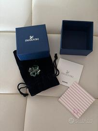 Swarovski Quadrifoglio Portafortuna Cristallo