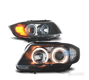 FARI BMW E90 91 05-08 ANGEL EYES HALOGENO LED FOND