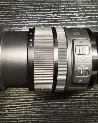 Sigma 24-70mm f2.8 DG OS HSM Art, Attacco Canon Ef