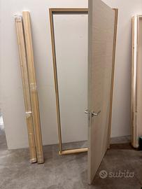 Porta per interni in legno laminato 80x210cm NUOVA
