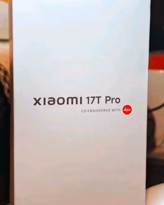 Xiaomi 17T Pro 1TB nero nuovo sigillato!