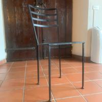 Sedie in ferro da terrazzo / giardino