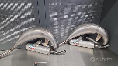 2 SCARICHI COMPLETI DOMA PER FANTIC XX 125