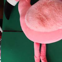 Fenicottero gigante rosa lunghezza cm 80