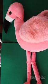 Fenicottero gigante rosa lunghezza cm 80