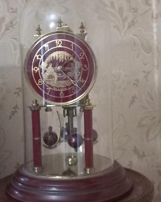 orologio a pendolo meccanico da tavolo 