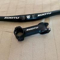 Manubrio e attacco manubrio bici