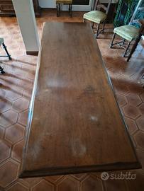 Tavolo in legno tipo fratino anni 70 