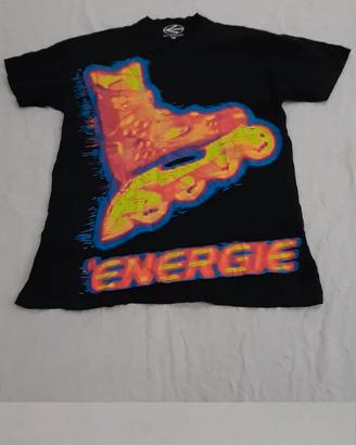 Maglietta CotoneT-Skirt Energie Girocollo Taglia S