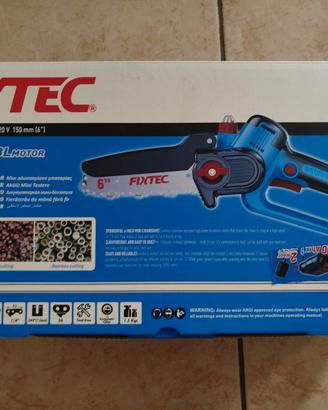 Mini Motosega FIXTEC 20V 15cm – Batteria 2Ah inclu
