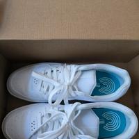 converse unisex pelle  bianche n 41