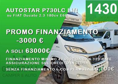 CAMPER AUTOSTAR DUCATO SEMINTEGRALE DINETTE TRASVE