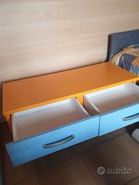 Cassettiera Moretti Compact  con ruote