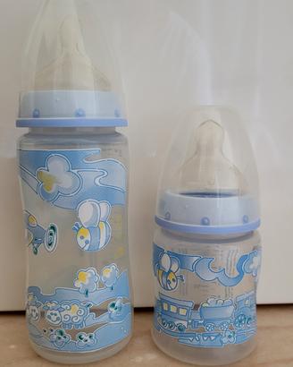 2 Biberon Nuk 300ml + 150ml