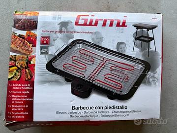Barbecue elettrico Girmi 2200W con piedistallo