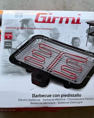Barbecue elettrico Girmi 2200W con piedistallo