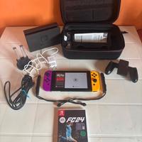 Nintendo Switch completa + FIFA 24 + accessori
