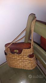 cestino da pescatore vintage