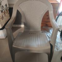 sedie tortora plastica da esterno o interno