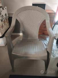 sedie tortora plastica da esterno o interno