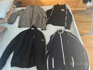 LOTTO 4 GIUBBOTTI Ralph Lauren Calvin Klein Jordan