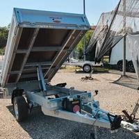 Carrello rimorchio auto ribaltabile mono asse