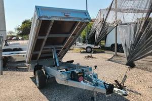 Carrello rimorchio auto ribaltabile mono asse