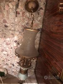 Lampadario stile Liberty