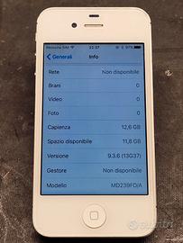 iPhone 4S 16GB bianco white