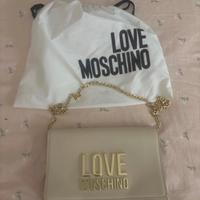 Borsa tracolla moschino beige