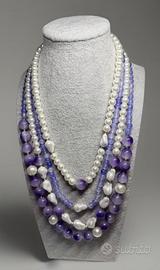 Collana girocollo in pietra naturale