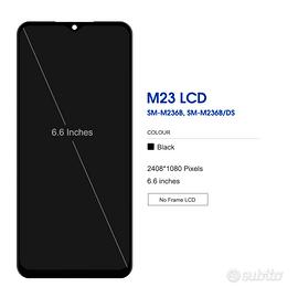 Display Touch LCD M236B/DS per Samsung Galaxy M23 