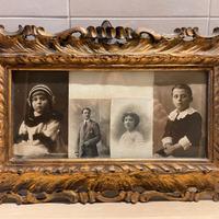 Bella e Antica Cornice in legno intagliato dorato