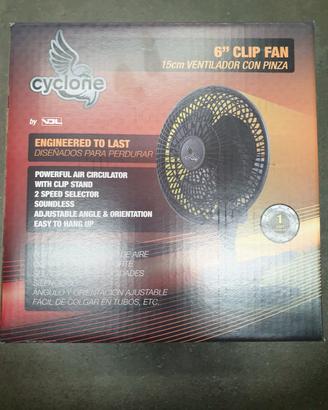 ventilatore 15 cm oscillante