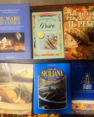 Lotto 23 Libri Cucina Italiana, Ricette Pesce, ,,,