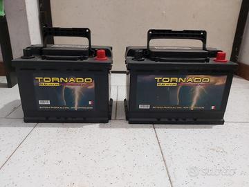 2 batterie auto 80 Ah + 60 Ah