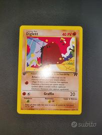 Pokémon Diglett Team Rocket Prima edizione Mint 
