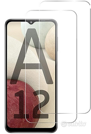 Vetro Temperato per Samsung Galaxy A12 2 Pezzi