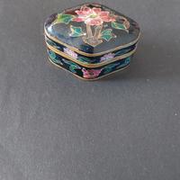 ANTICA SCATOLA PER GIOIELLI VINTAGE USATA 