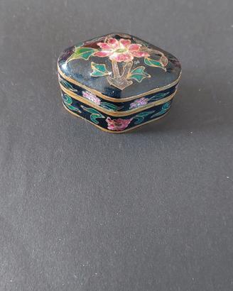 ANTICA SCATOLA PER GIOIELLI VINTAGE USATA 
