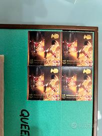 Freddie Mercury -Francobolli +Queen Ticket