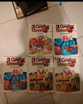 Esplorando il Corpo Umano 5 volumi, discreti