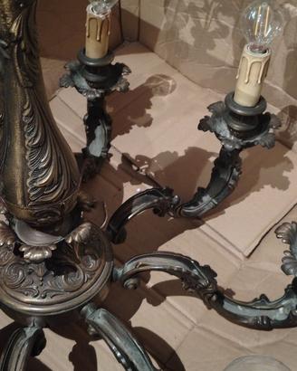 lampadario antico 8 braccia