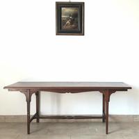 Tavolino consolle basso e lungo antico 