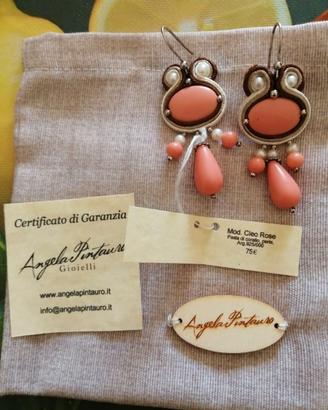 Orecchini corallo