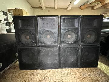 SISTEMA AUDIO PASSIVO  4 satelliti + 4 sub